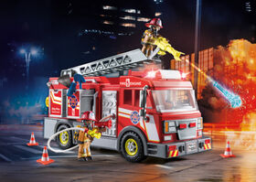 Playmobil - Camion de pompiers avec grande échelle