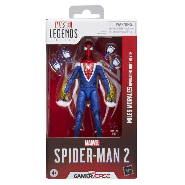 Marvel Legends Series Gamerverse Miles Morales Upgraded Suit Style Spider-Man Action Figure