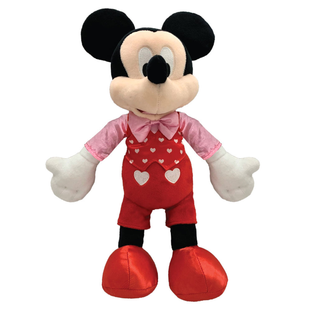 Peluche Disney de la Saint Valentin Mickey Mouse