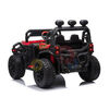 KidsVip 12V Kids and Toddlers Junior Sport Utility Ride On Buggy/UTV w/Remote Control - Red - English Edition