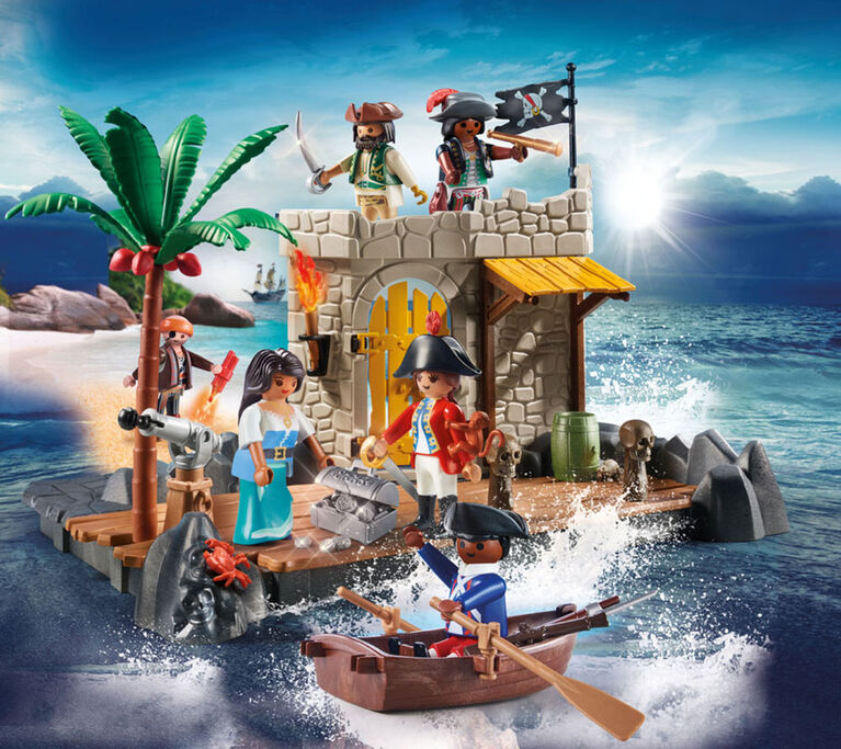 Playmobil - My Figures: Ilôt des pirates