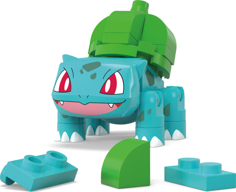 MEGA Pokémon Building Toy Kit Bulbasaur (3 Pieces) with 1 Action Figure and Ball