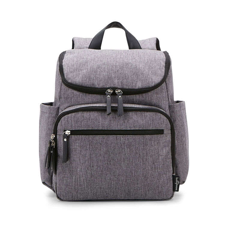 Baby Boom Shell Backpack Diaper Bag Grey Crosshatch Babies R Us Canada