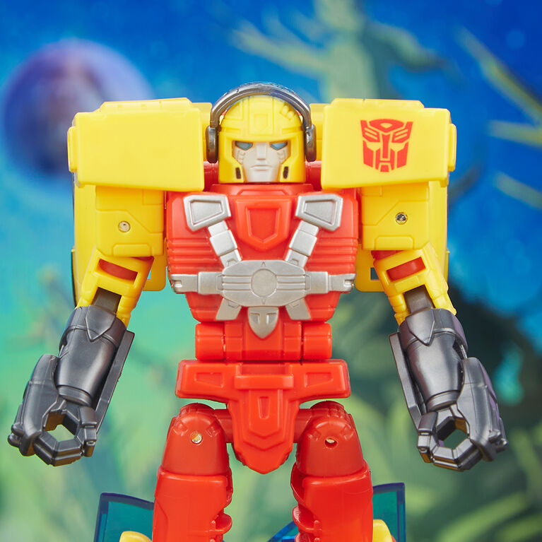 Transformers Legacy Evolution, figurine Armada Universe Hot Shot de 14 cm, classe Deluxe