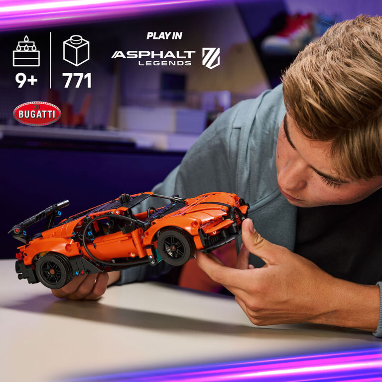 LEGO Technic Bugatti Chiron Pur Sport Hypercar Building Toy for Boys, Girls, & Kids, Ages 9+ - 42222