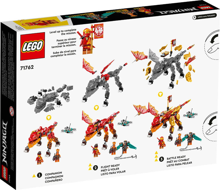 LEGO NINJAGO Le dragon de feu EVO de Kai 71762 Ensemble de construction (204 pièces)