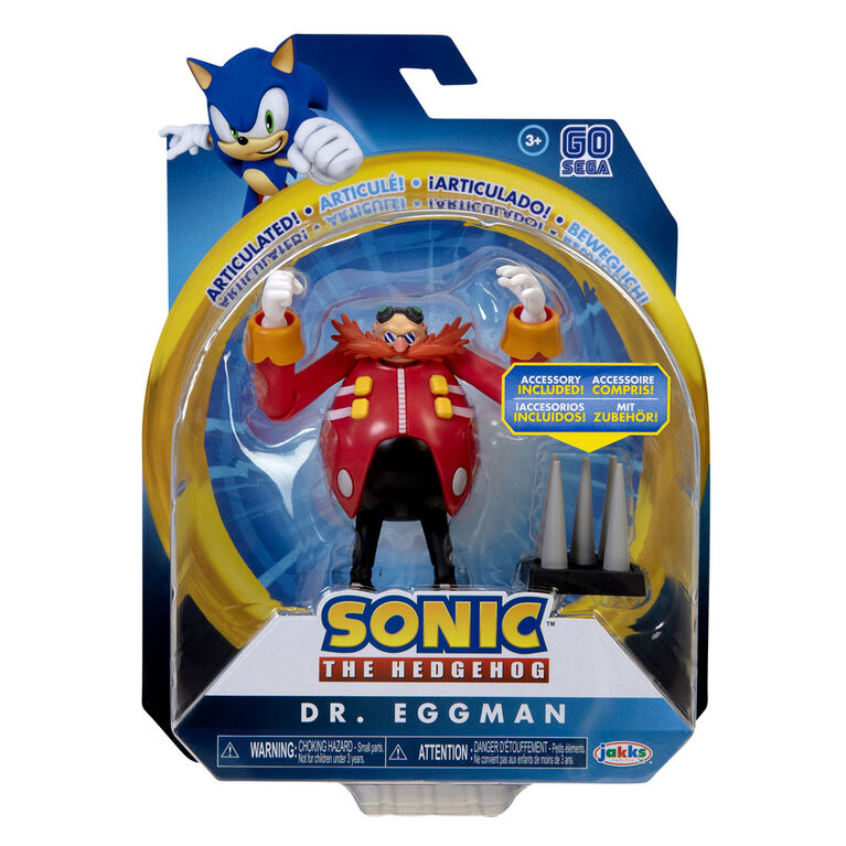 Sonic 4 Inch Figures - Dr. Eggman with Spike Trap