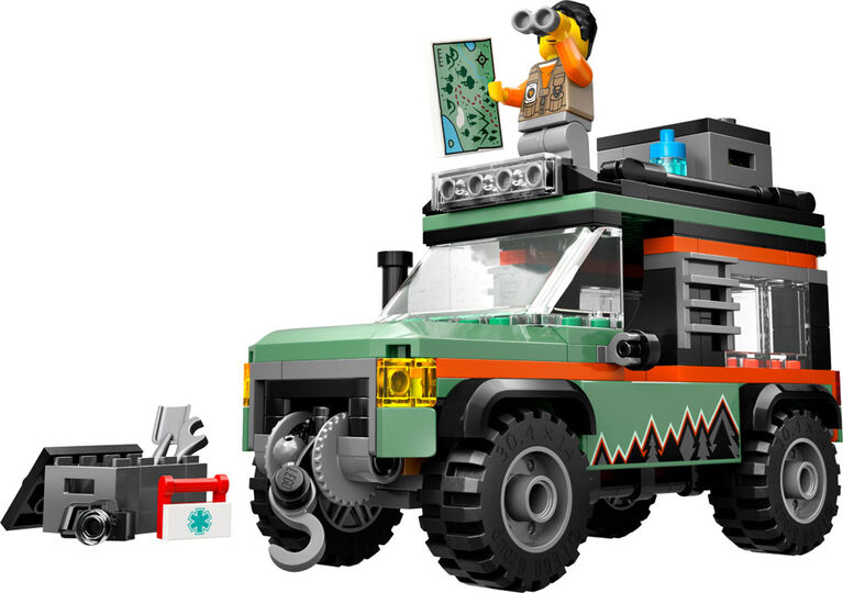 LEGO City Off-Road 4x4 Mountain Truck Building Toy - Fun Gift Idea for Birthdays and Holidays - 60447