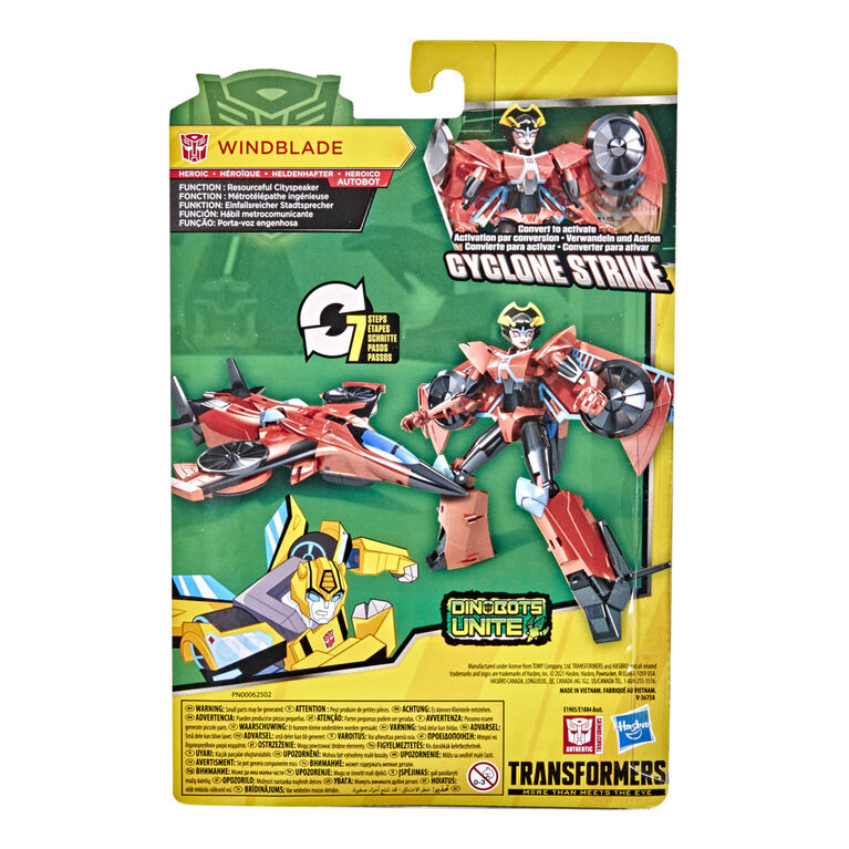 Transformers Dinobots Unite Warrior Class Windblade Action Attackers Figure