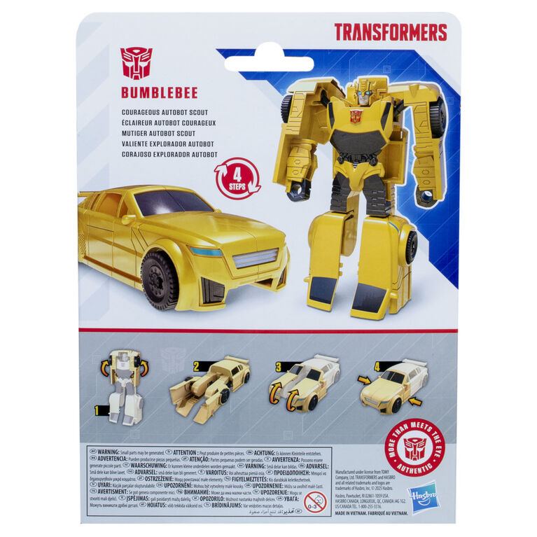 Transformers Authentics, figurine articulée Alpha Bumblebee de 17,5 cm