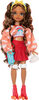 Dream Besties Barbie Teresa Roller Skating Fashion Doll with 9 Video Game Themed Accessories