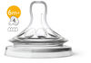Philips Avent Natural Baby Bottle Nipple, Fast Flow Nipple 6M+, 2-Pack
