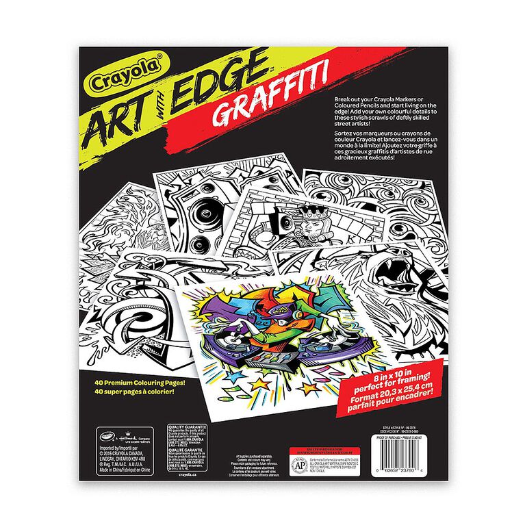 Crayola Art With Edge Book, Grafitti Toys R Us Canada