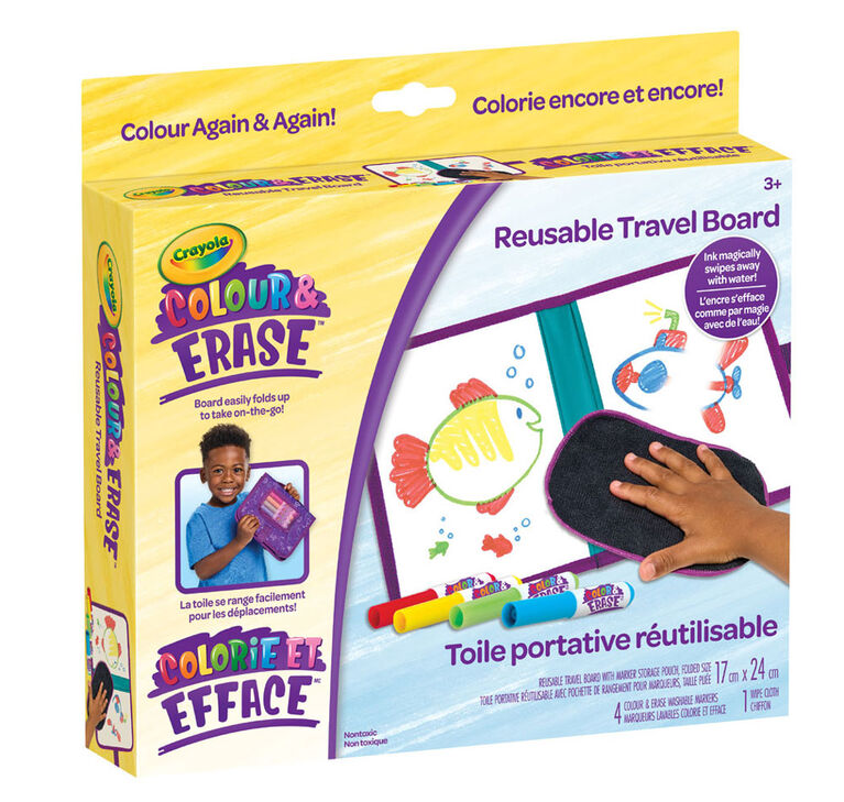 Crayola Colour & Erase Reusable Travel Board