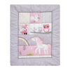 Ensemble de linge pour lit de bébé 3 pièces Licorne arc-en-ciel Bedtime Originals.