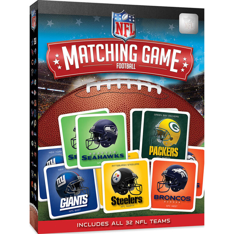 NFL Matching Card Game - English Edition