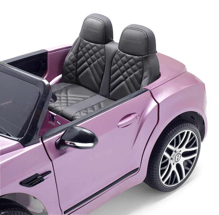Bentley 12V Ride on - Pink - R Exclusive