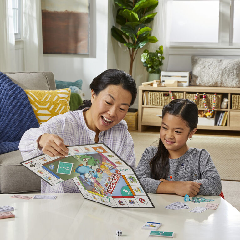 Monopoly Découverte, jeu de plateau, plateau réversible, 2 niveaux, outils pédagogiques