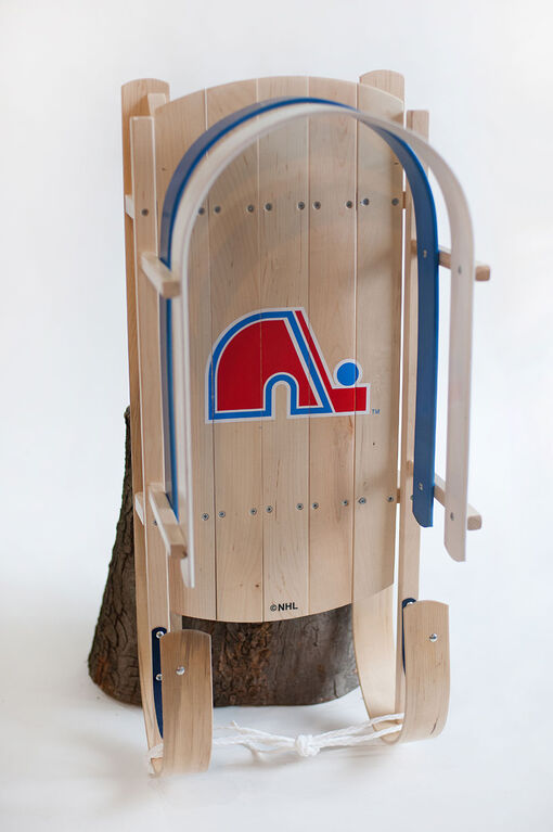 JAB - NHL Traditional baby sled with NHL Quebec Nordics team's logo