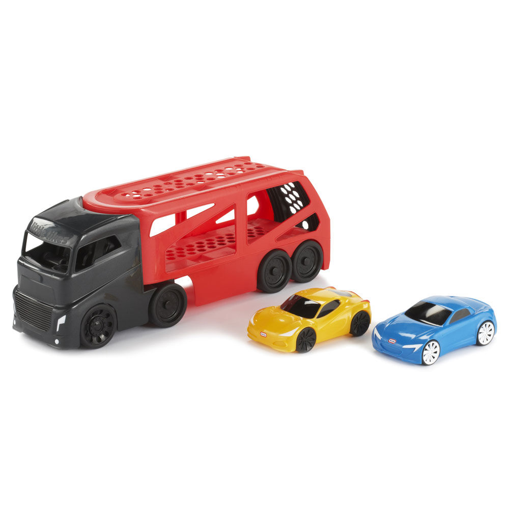 little tikes transporter with 2 cars