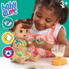 Baby Alive, Bébé et son mélangeur magique, boit, mange et fait pipi, délice tropical et mélangeur