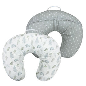 Koala Baby-GREY LEAVES 2 SIDED NURSING CUSHION