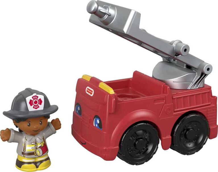 Fisher-Price Little People Camion de pompiers À la rescousse
