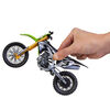 Supercross, authentique réplique de moto en métal moulé à l'échelle 1:10 avec figurine du motocycliste Eli Tomac et socle d'exposition