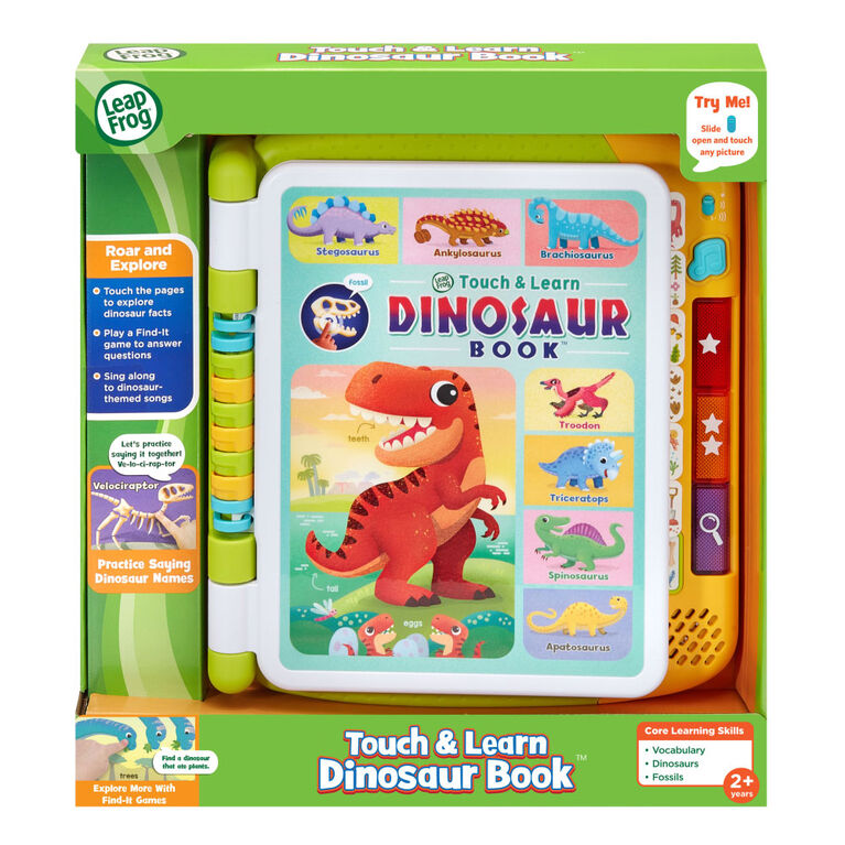 LeapFrog Touch & Learn Dinosaur Book - English Edition