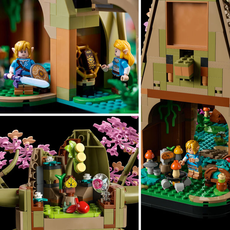 LEGO The Legend of Zelda Great Deku Tree 2in1 Building Set - Collectible Zelda Kit for Adults - 77092