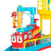 Disney Junior Firebuds HQ Playset with Lights, Sounds, Fire Truck Toy, Action Figure and Vehicle Launcher