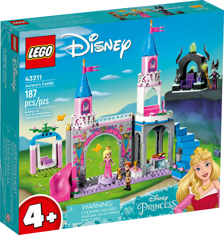 LEGO  Disney Aurora's Castle 43211 Building Toy Set (187 Pieces)