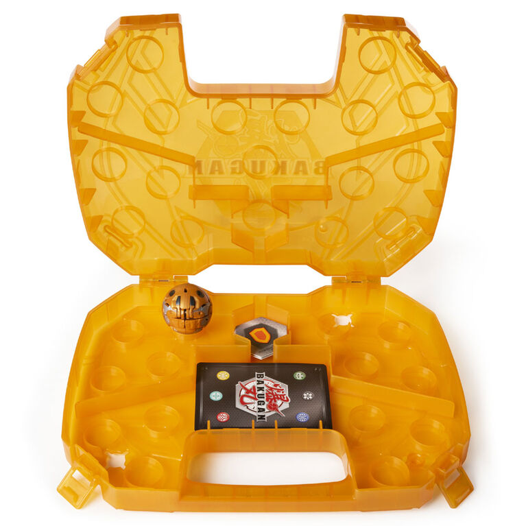 Bakugan, Mallette de rangement Baku-storage (orange) pour créatures Bakugan à collectionner