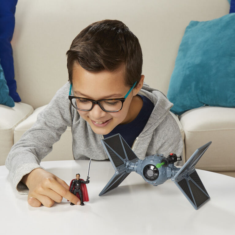 Star Wars Mission Fleet Stellar Class Moff Gideon Outland TIE Fighter Imperial Assault 2.5-Inch-Scale Figure and Vehicle