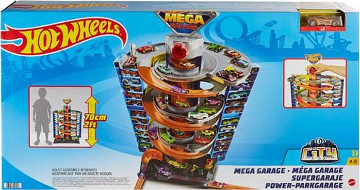 Hot wheels mega auto garage shop playset