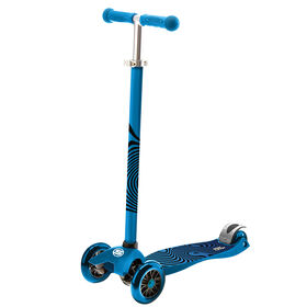 Sport Runner 3 Wheel Scooter With Light Up Wheels - Blue
