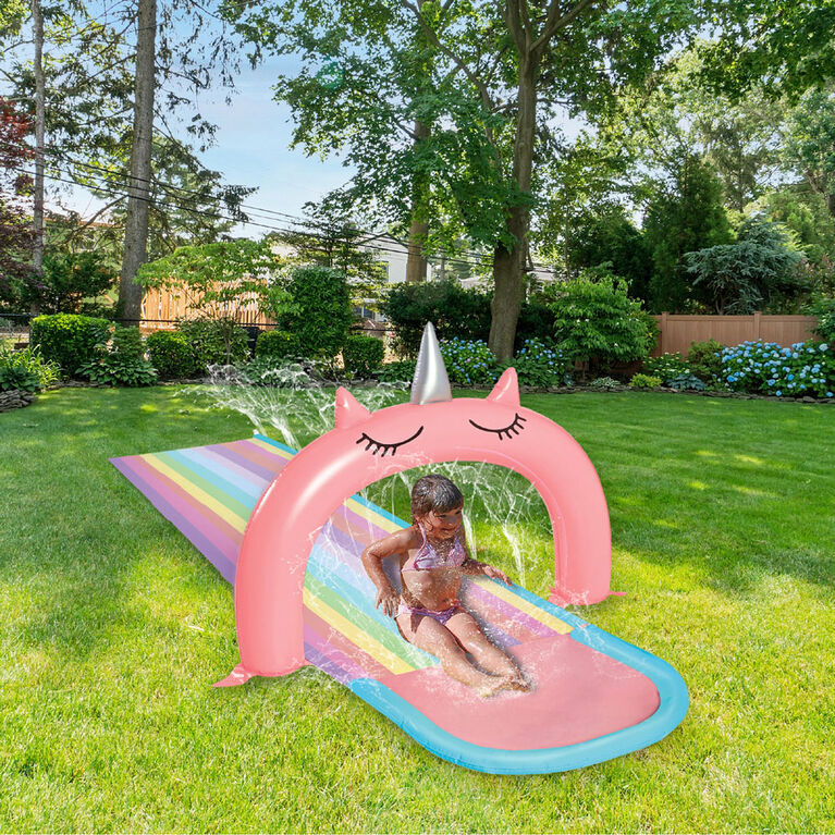 Danaplay Toboggan Aquatique Licorne 10 Pieds