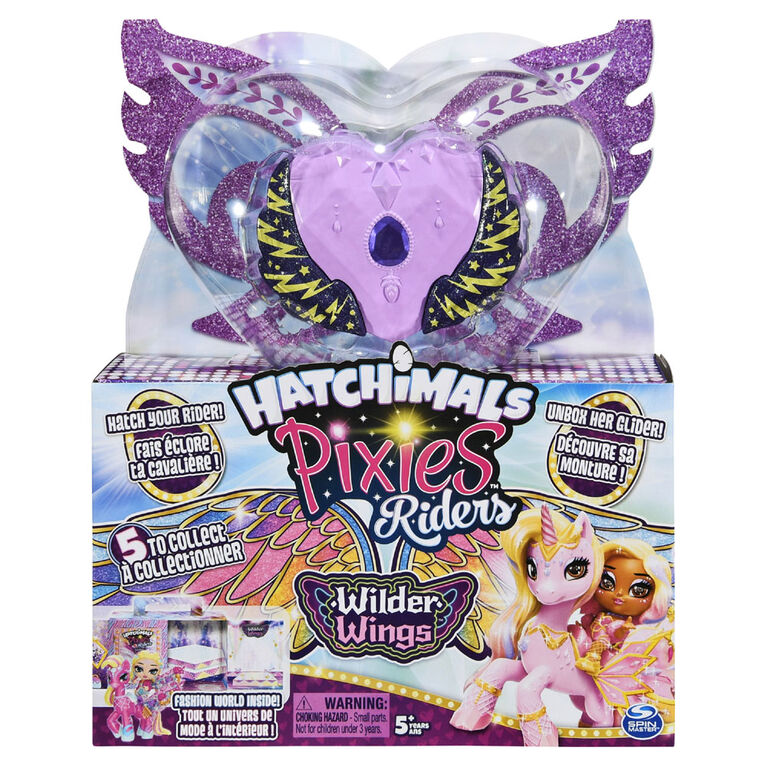 Hatchimals Pixies Riders, Wilder Wings Magical Mel Pixie and Ponygator