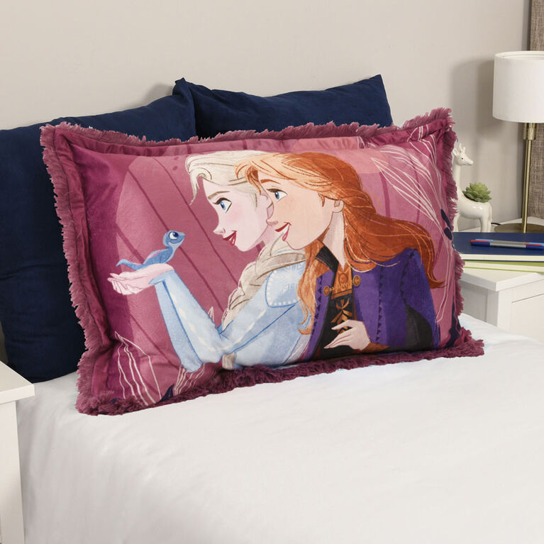 Disney Frozen Jumbo Funky Fur Pillow, 20" x 30"