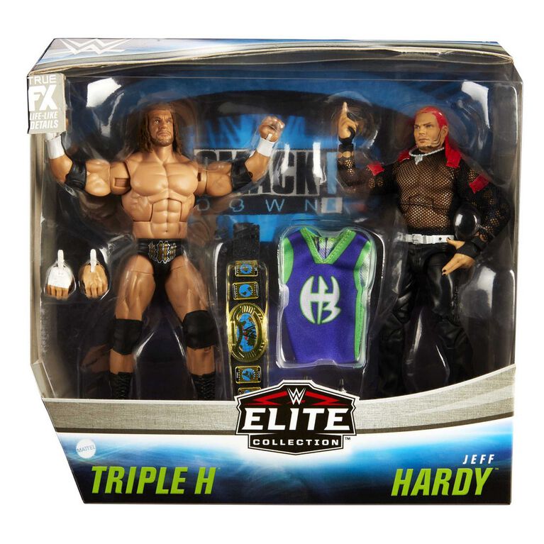 WWE Triple H vs Jeff Hardy Elite Collection 2-Pack