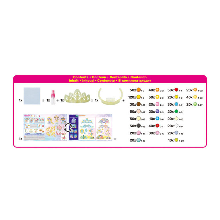 AQUA BEADS Disney Princess Tiara Set