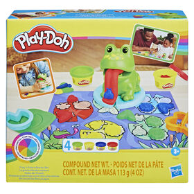 Play-Doh Couleurs flamboyantes, 12 pots de pâte à modeler atoxique