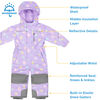 Kids Waterproof Snowsuit | Macarons - 4T (4-5Y)
