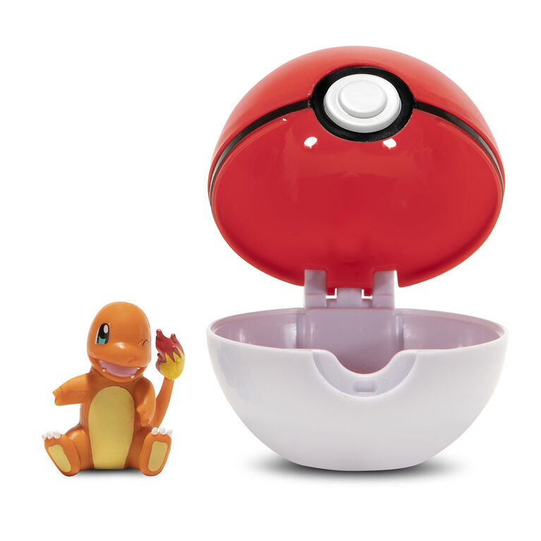 Pokémon - Clip 'N Go - Charmander#2 & Poké Ball