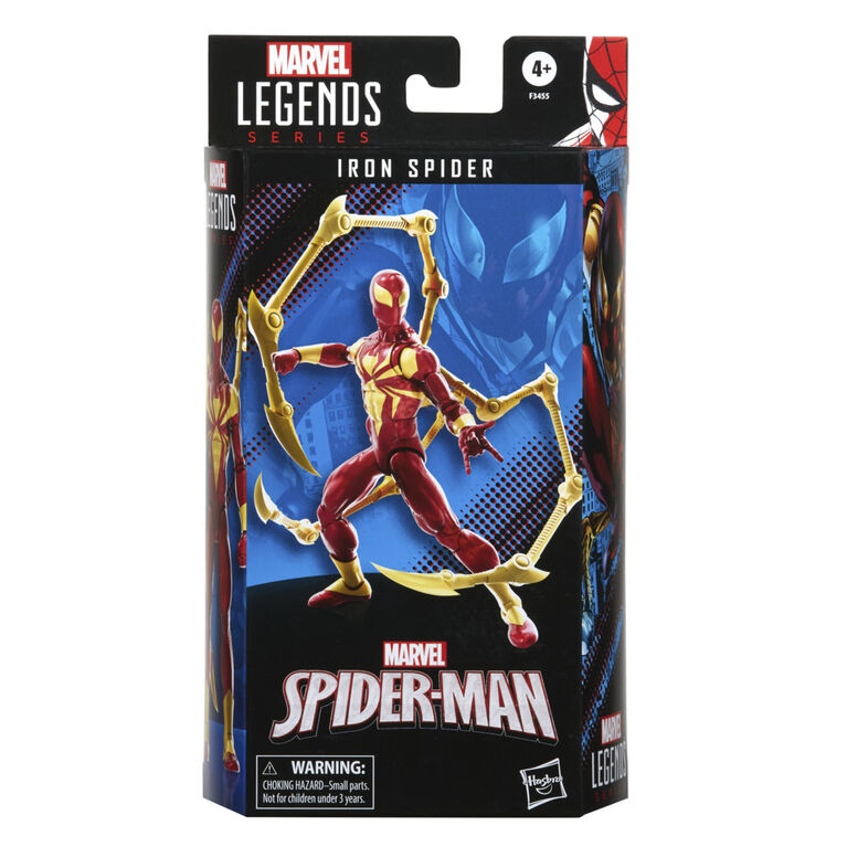 Marvel Legends Series Spider-Man 6-inch Iron Spider Action Figure Toy, Includes 2 Accessories