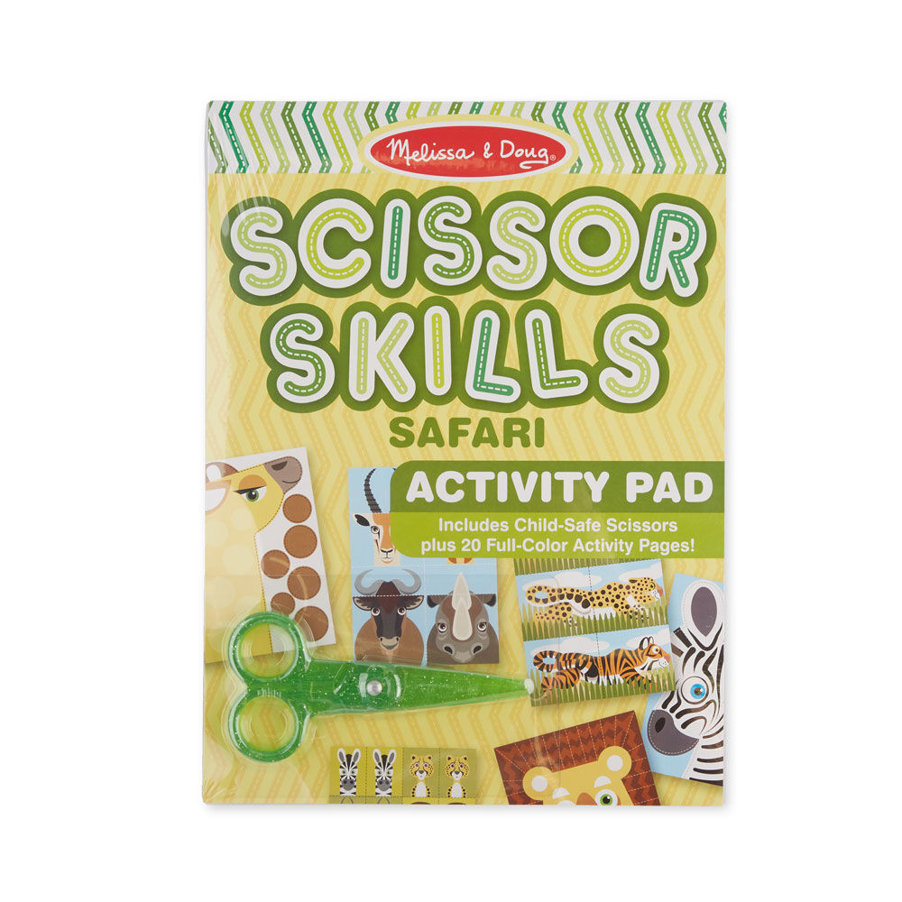 Melissa Doug Safari Scissor Skills Activity Pad with Child
