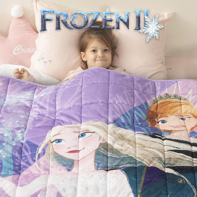 Couverture lestée pour enfants La Reine des neiges de Disney (40 x 60  pouces), 6 lb