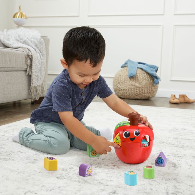 LeapFrog Spin and Change Apple Shape Sorter - English Edition