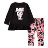 Ensemble Tunique Et Legging Nike - Noir/Rose, Taille 2T