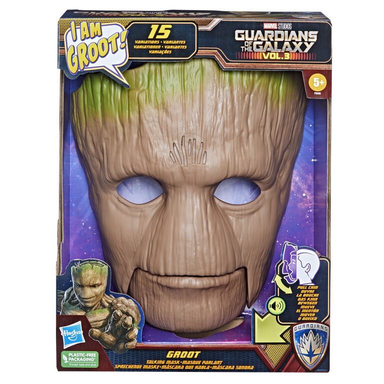 Marvel Guardians of the Galaxy Vol. 3 Groot Role Play Mask, Talking Groot Mask